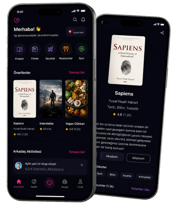 Heartial Mobile Application UI